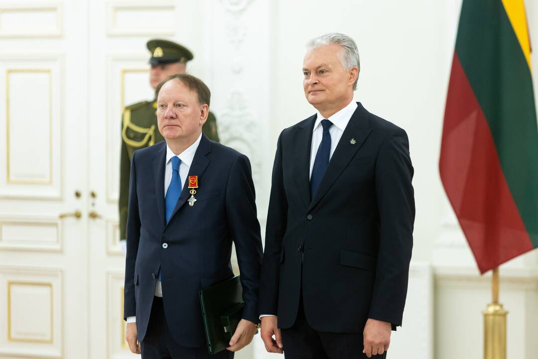 Valstybės apdovanojimų įteikimo ceremonija