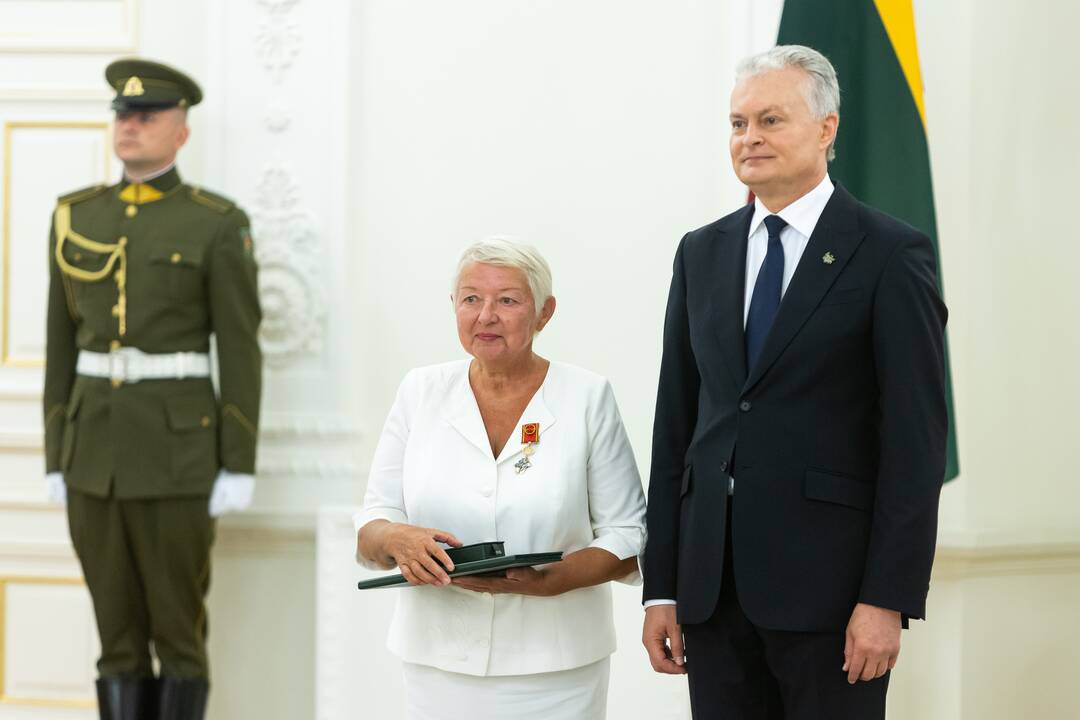 Valstybės apdovanojimų įteikimo ceremonija