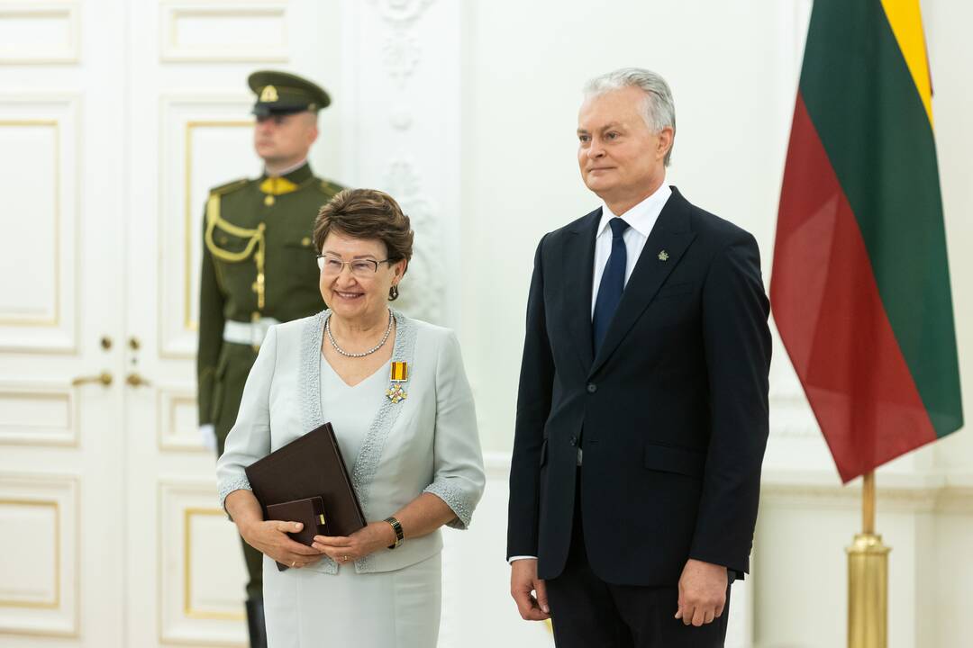 Valstybės apdovanojimų įteikimo ceremonija