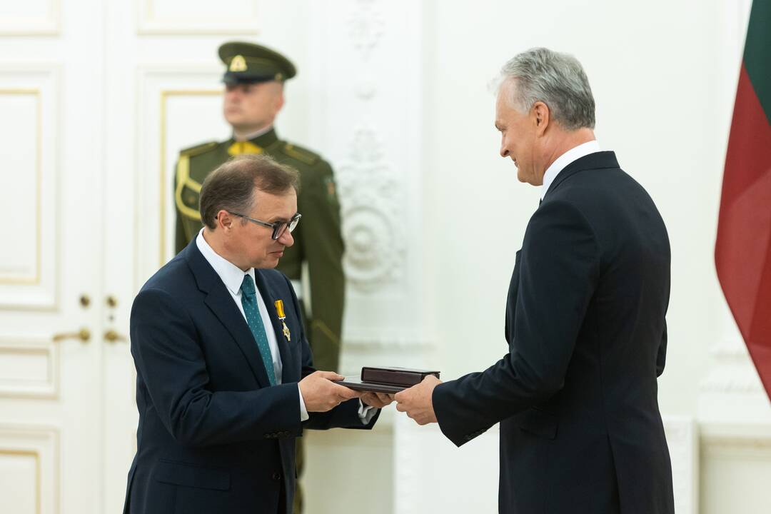 Valstybės apdovanojimų įteikimo ceremonija