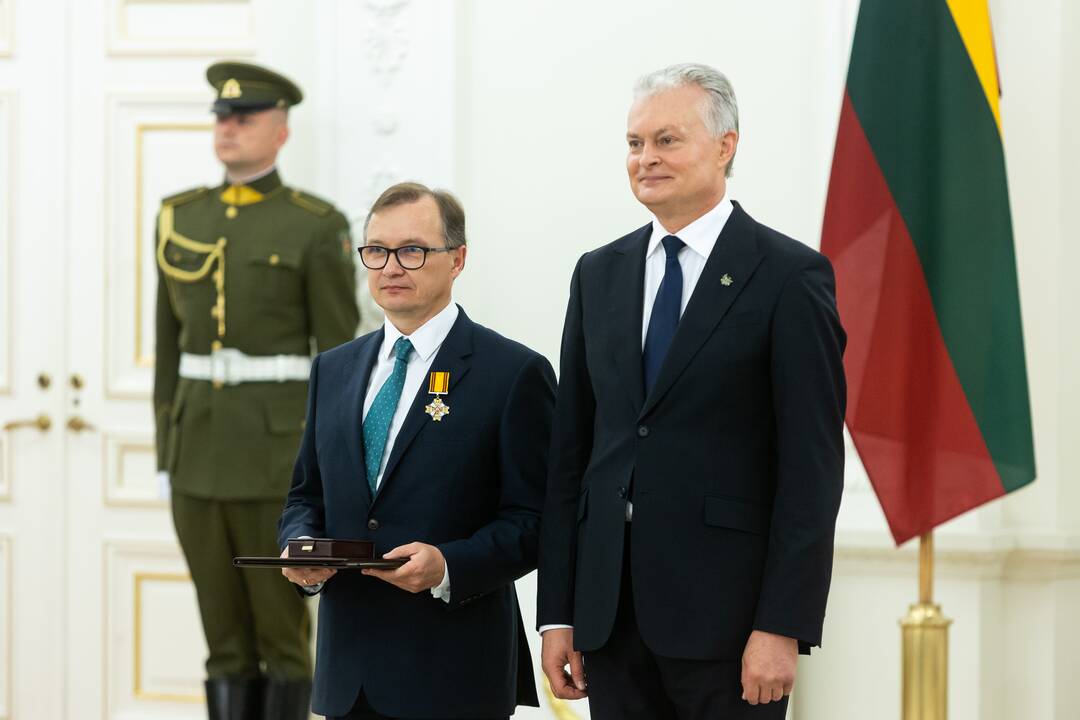 Valstybės apdovanojimų įteikimo ceremonija