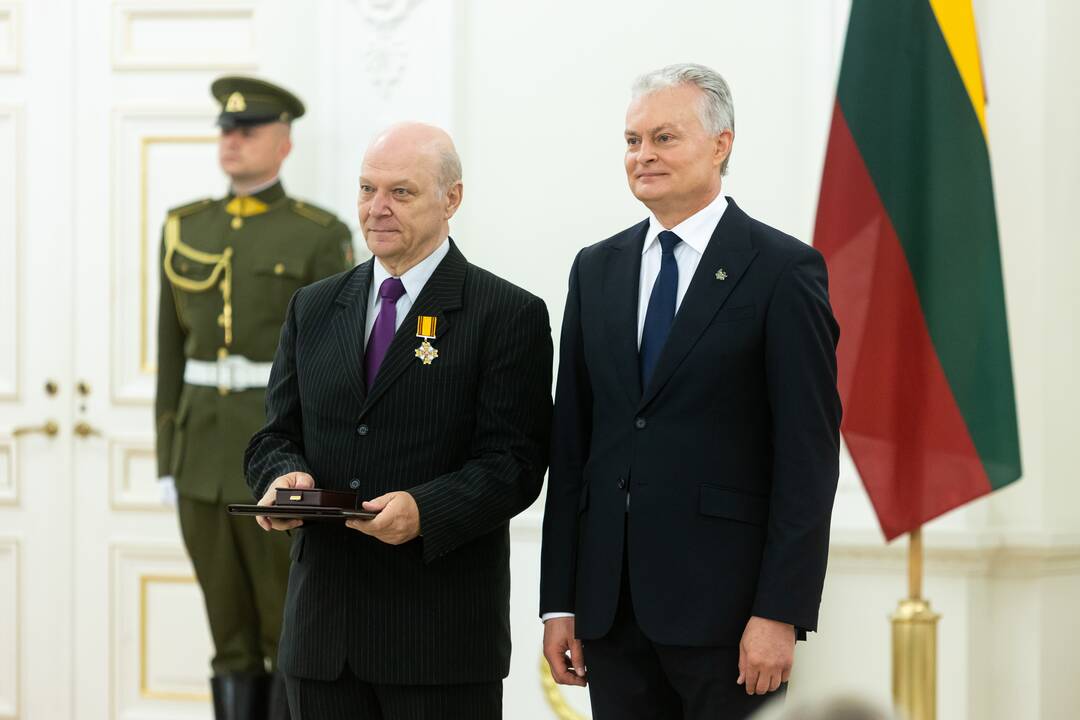 Valstybės apdovanojimų įteikimo ceremonija