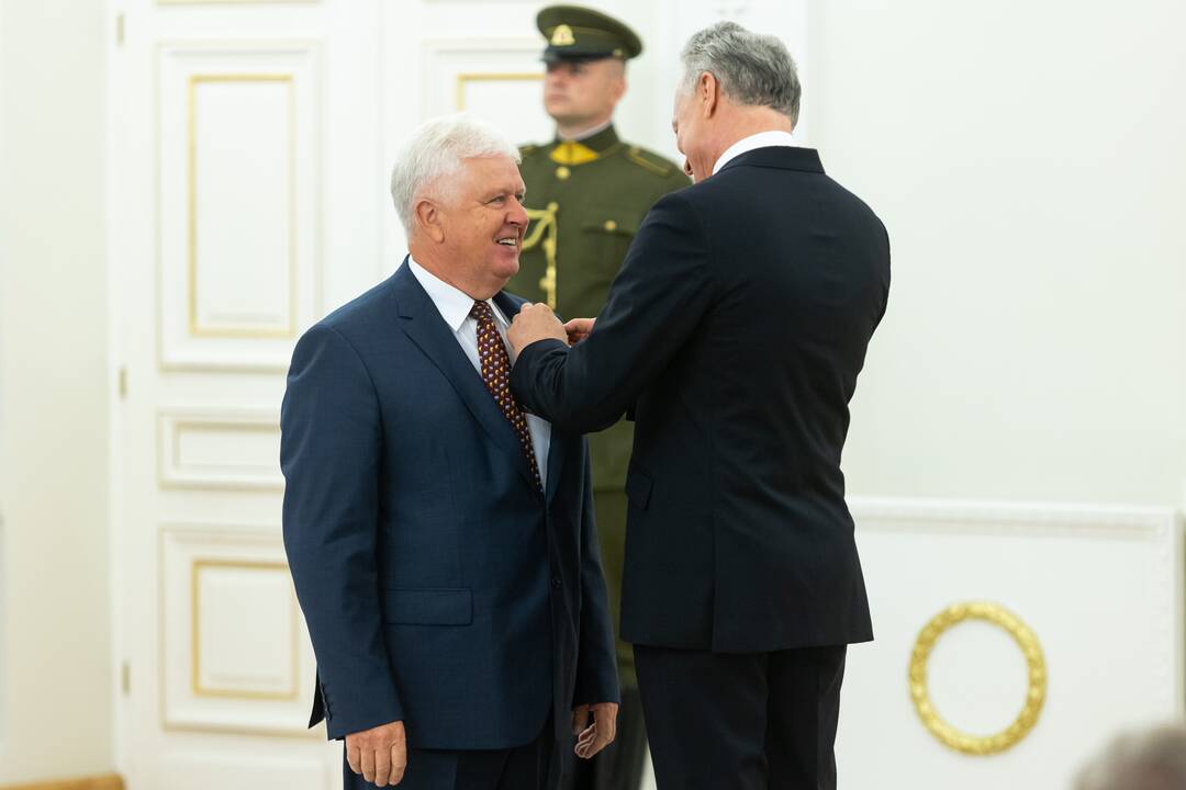 Valstybės apdovanojimų įteikimo ceremonija