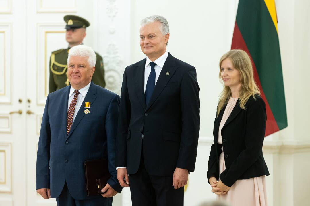 Valstybės apdovanojimų įteikimo ceremonija