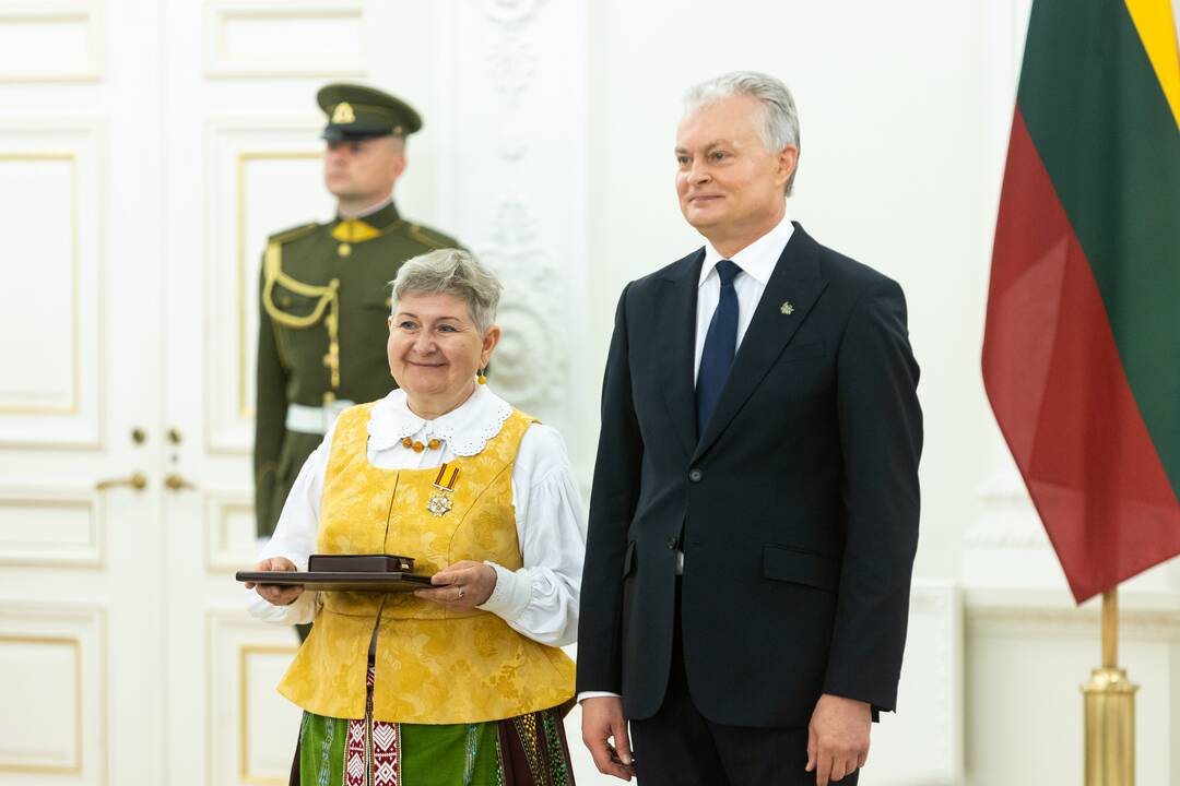 Valstybės apdovanojimų įteikimo ceremonija