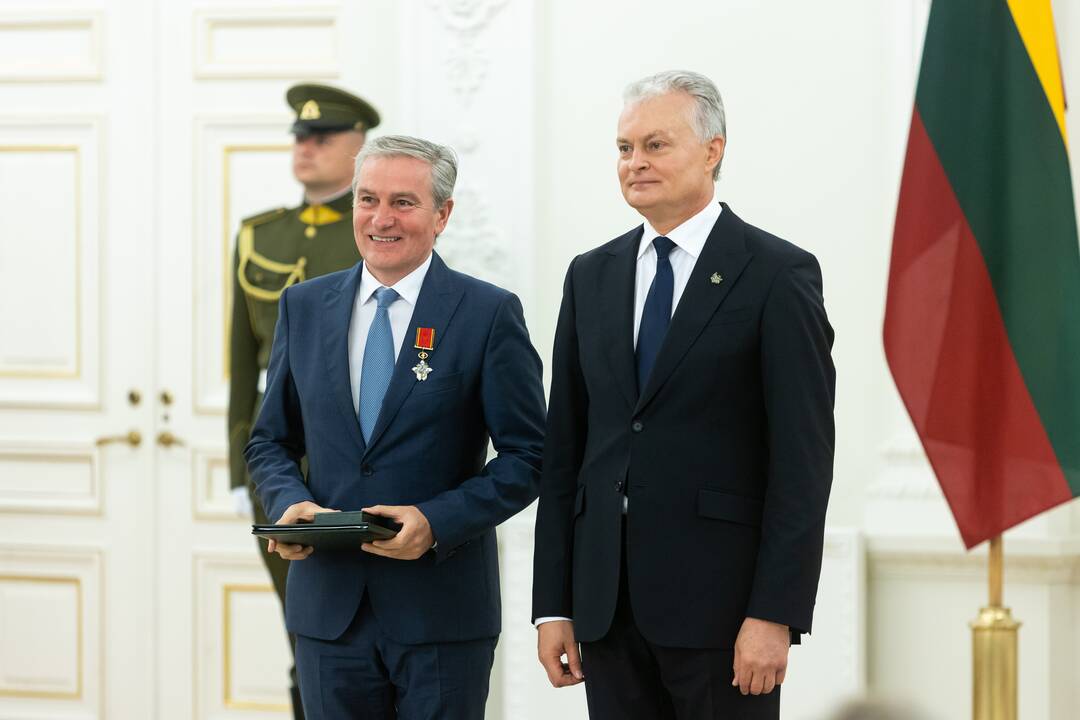Valstybės apdovanojimų įteikimo ceremonija