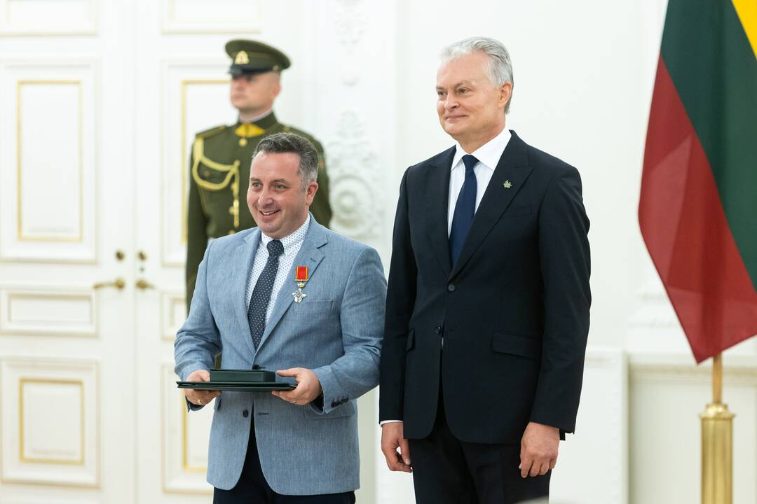 Valstybės apdovanojimų įteikimo ceremonija