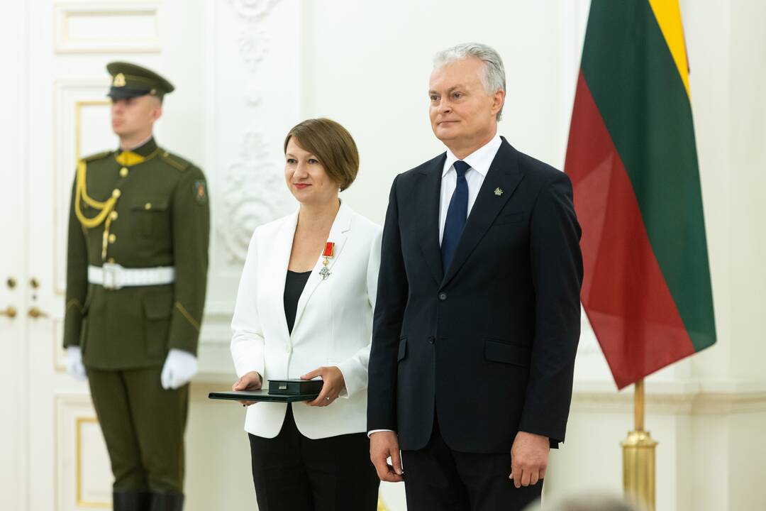 Valstybės apdovanojimų įteikimo ceremonija