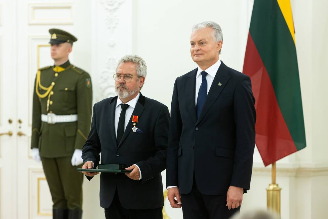 Valstybės apdovanojimų įteikimo ceremonija