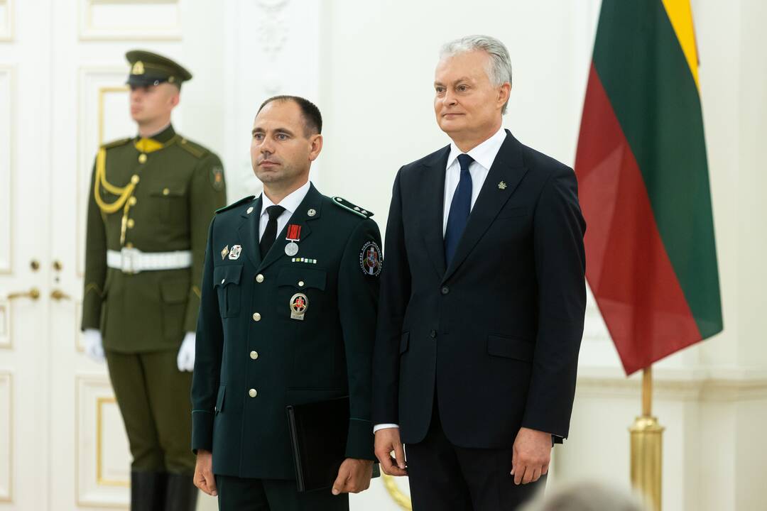 Valstybės apdovanojimų įteikimo ceremonija