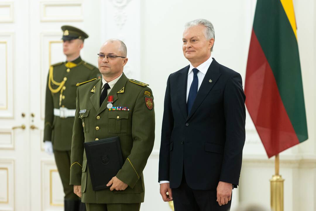 Valstybės apdovanojimų įteikimo ceremonija
