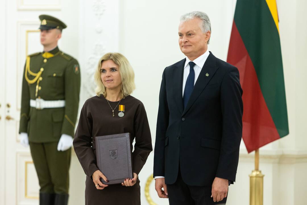 Valstybės apdovanojimų įteikimo ceremonija