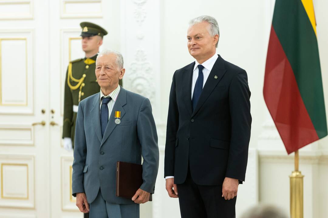 Valstybės apdovanojimų įteikimo ceremonija