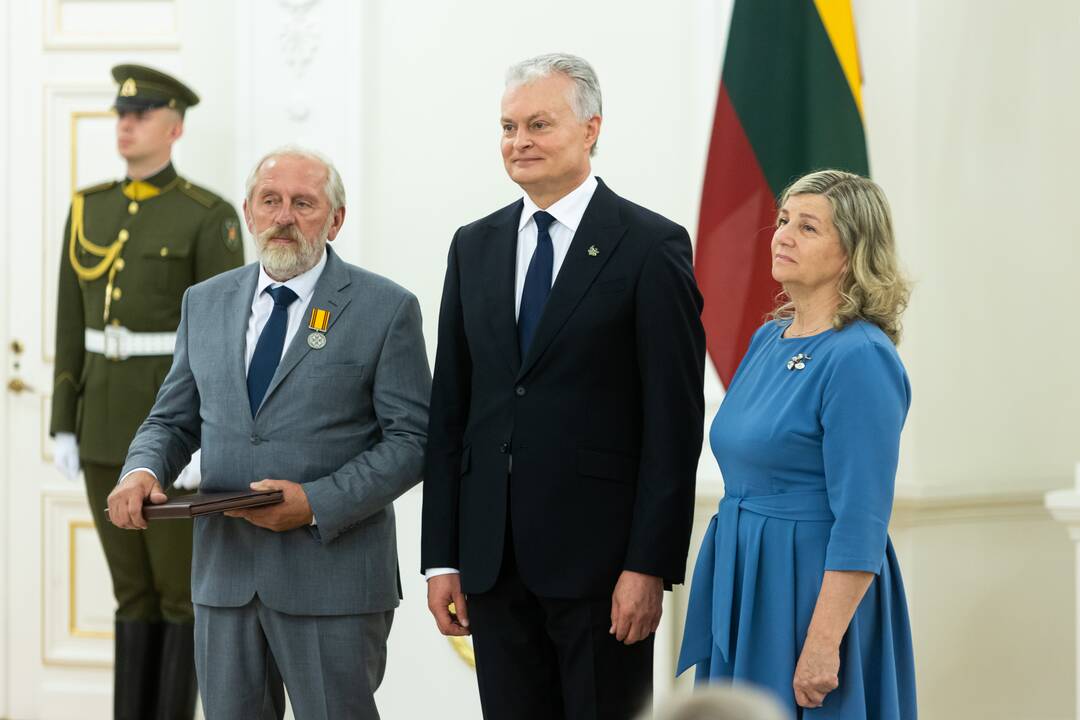 Valstybės apdovanojimų įteikimo ceremonija