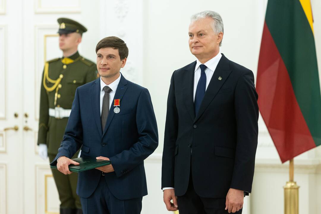 Valstybės apdovanojimų įteikimo ceremonija
