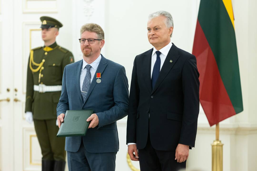 Valstybės apdovanojimų įteikimo ceremonija