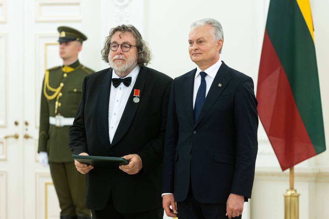 Valstybės apdovanojimų įteikimo ceremonija