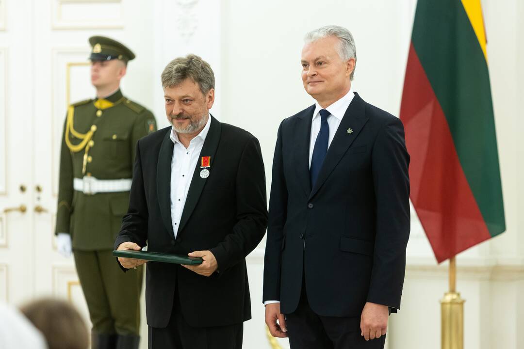 Valstybės apdovanojimų įteikimo ceremonija