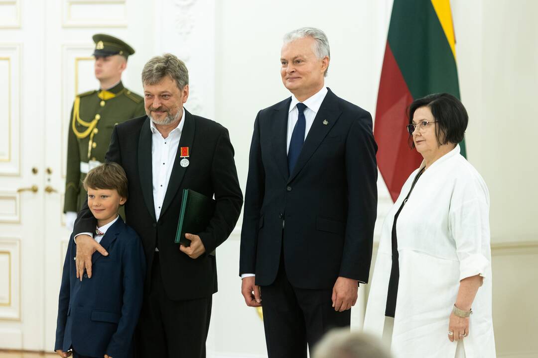 Valstybės apdovanojimų įteikimo ceremonija