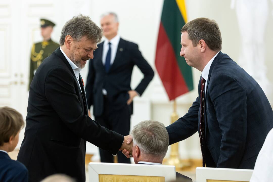 Valstybės apdovanojimų įteikimo ceremonija