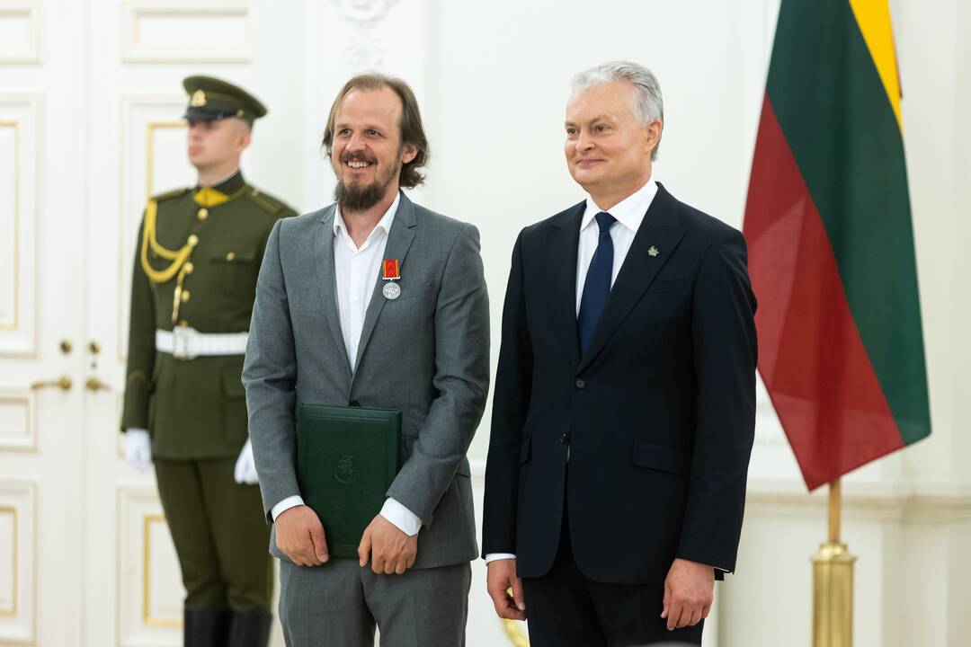 Valstybės apdovanojimų įteikimo ceremonija