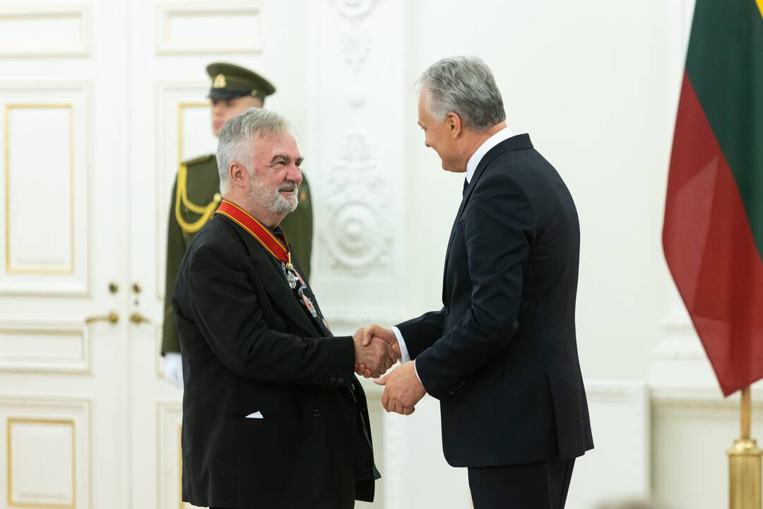 Valstybės apdovanojimų įteikimo ceremonija