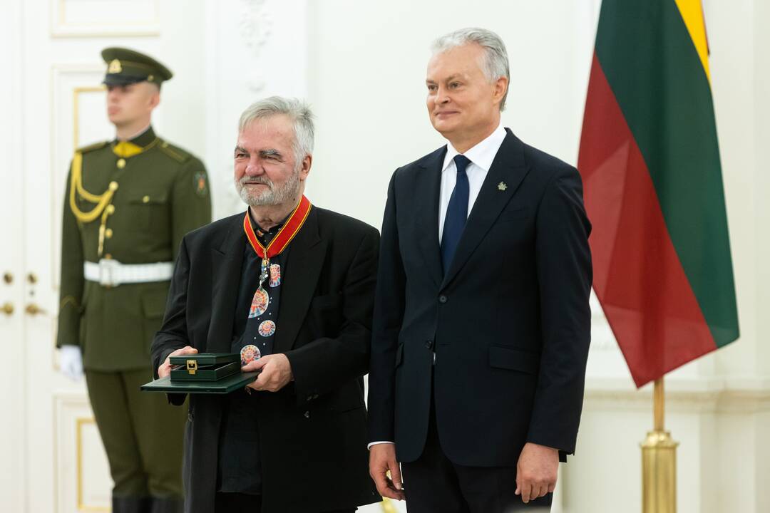 Valstybės apdovanojimų įteikimo ceremonija