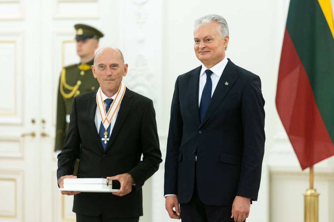 Valstybės apdovanojimų įteikimo ceremonija