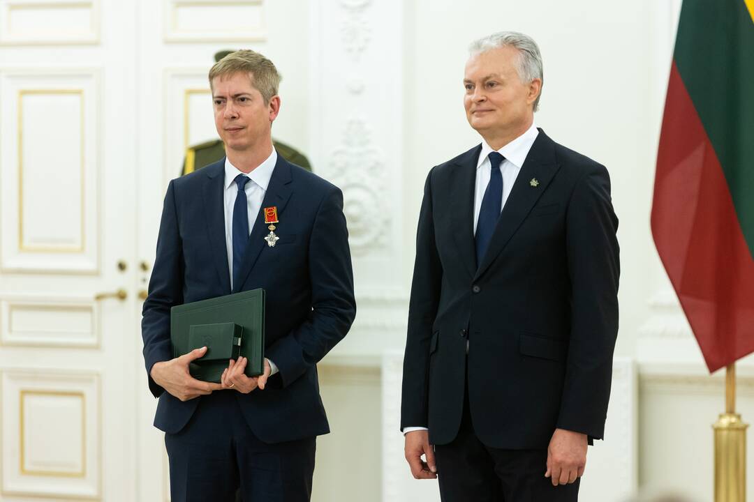 Valstybės apdovanojimų įteikimo ceremonija