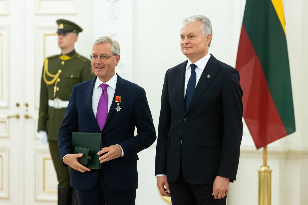 Valstybės apdovanojimų įteikimo ceremonija