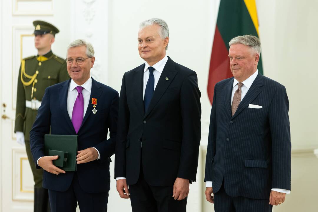 Valstybės apdovanojimų įteikimo ceremonija