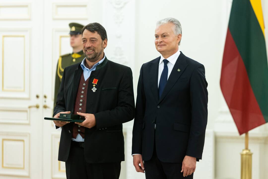 Valstybės apdovanojimų įteikimo ceremonija