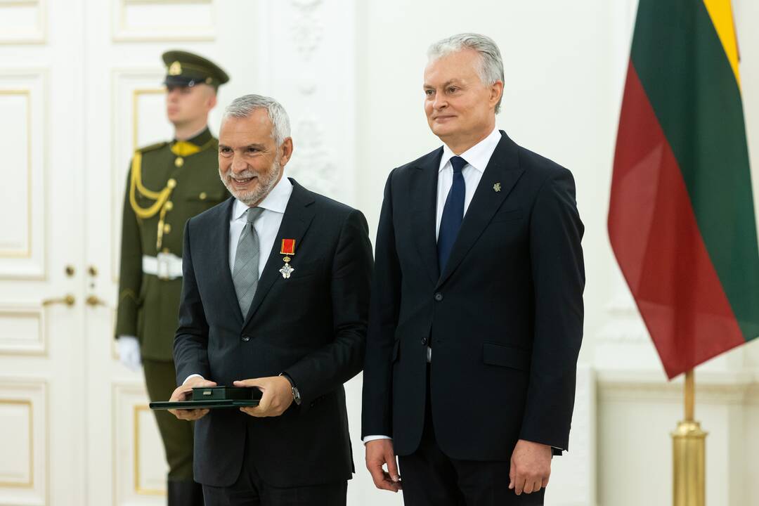 Valstybės apdovanojimų įteikimo ceremonija