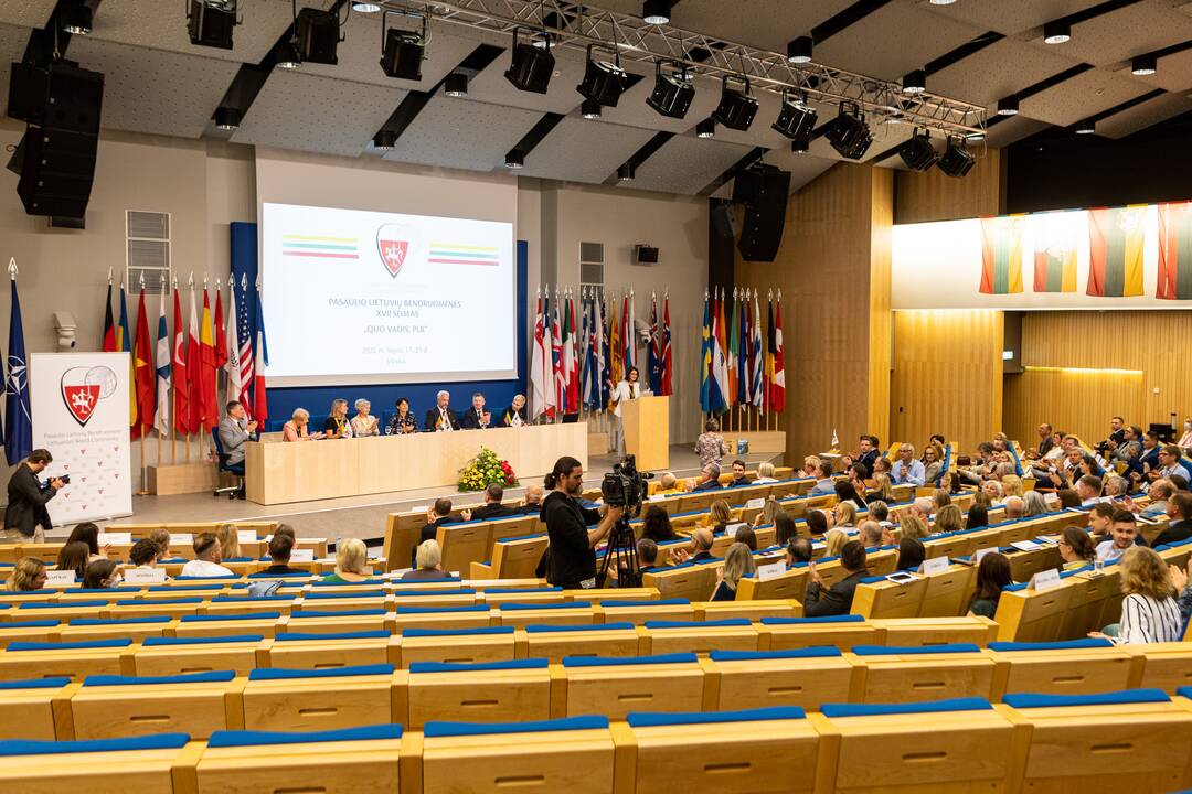 Pasaulio lietuvių bendruomenės XVII Seimo posėdis