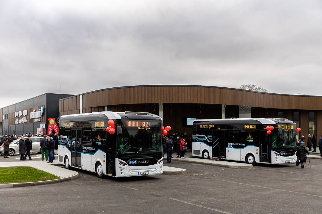 Trakuose atidaryta nauja autobusų stotis