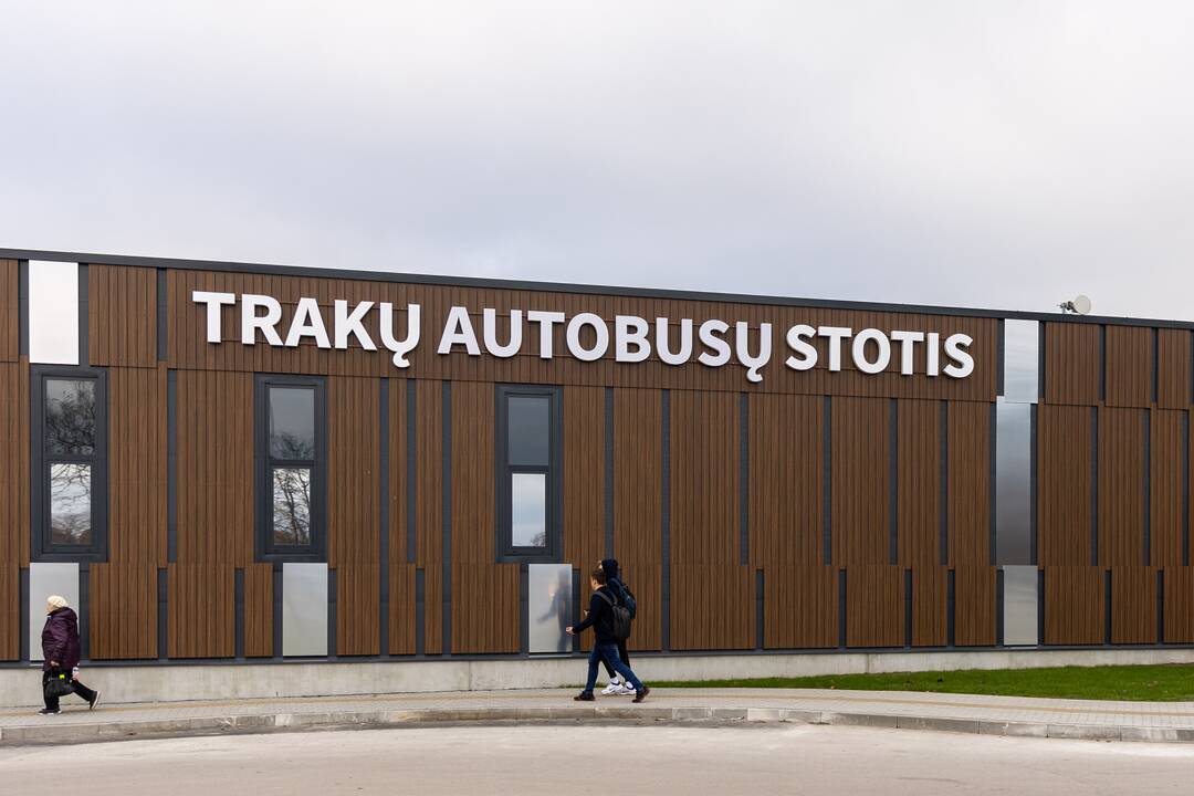 Trakuose atidaryta nauja autobusų stotis