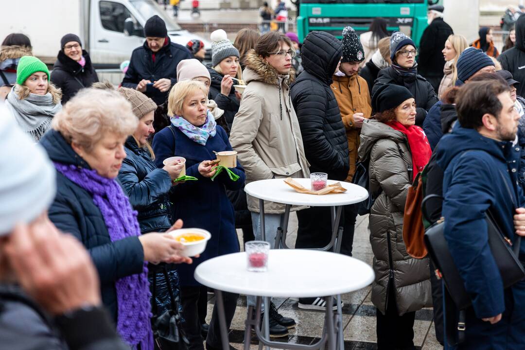 Senelių paramos akcija „Maltiečių sriuba“