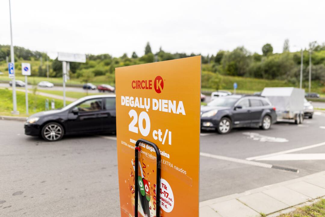 „Circle K“ degalų kainos mažinimo iniciatyva