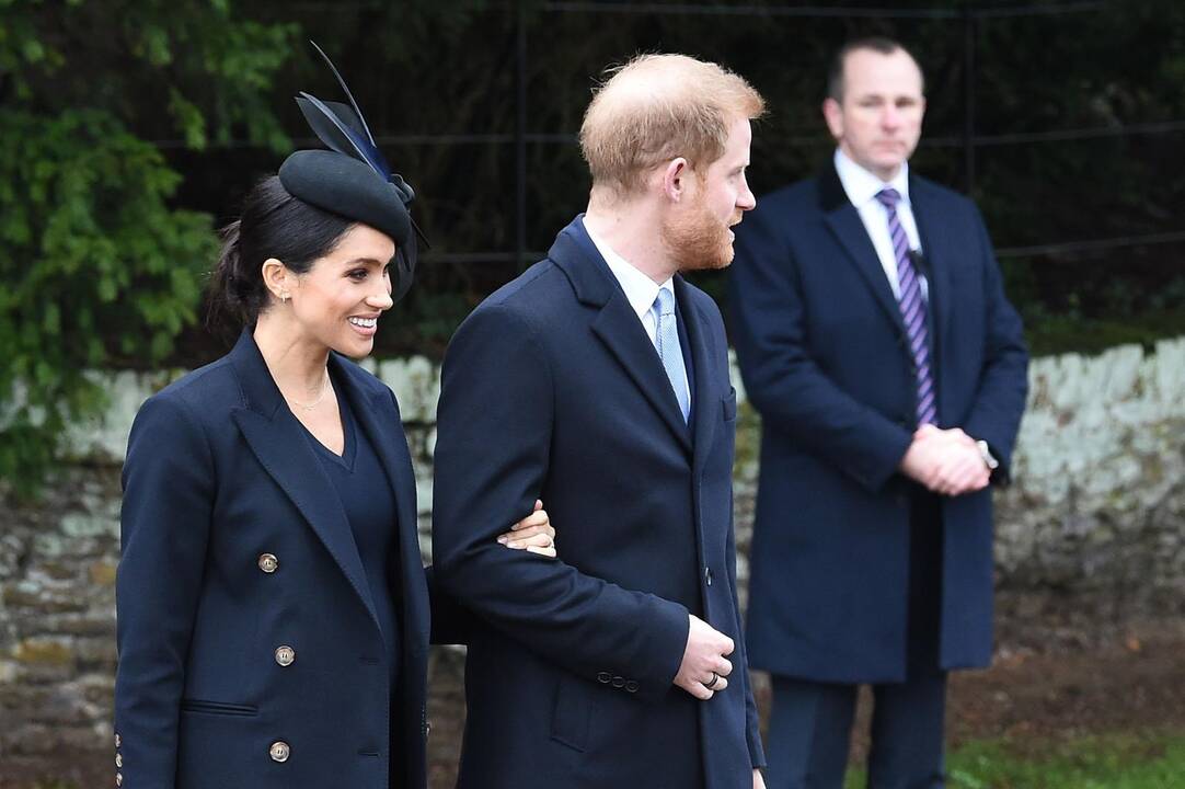 Britų karališkoji šeima švenčia Kalėdas