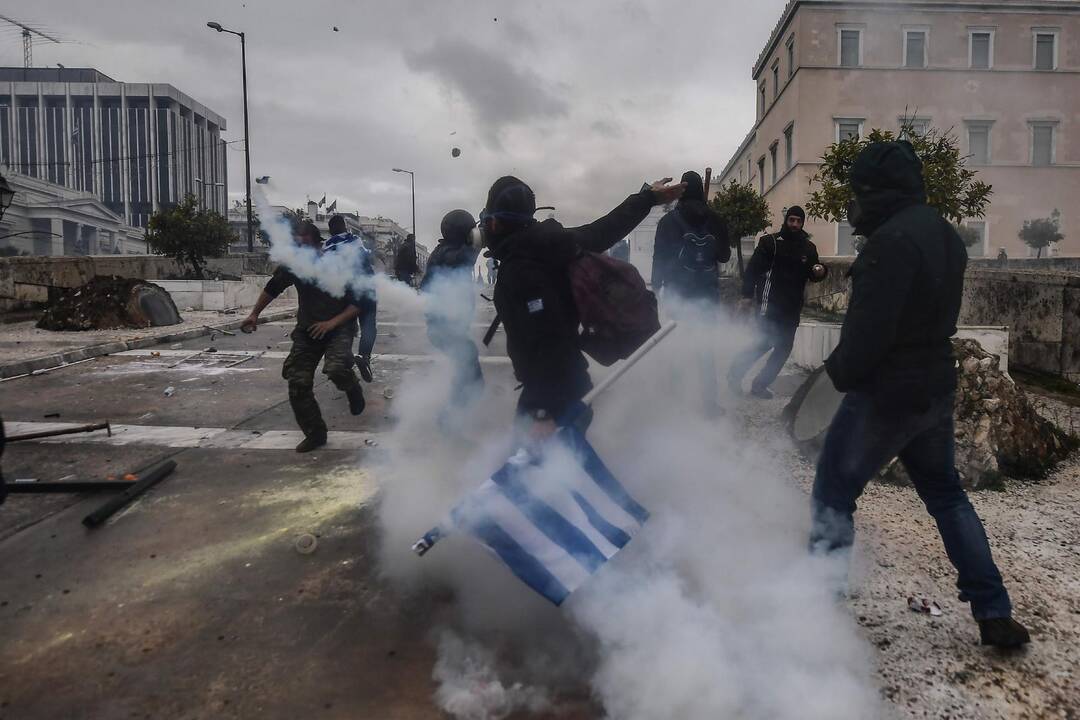 Protestas Atėnuose