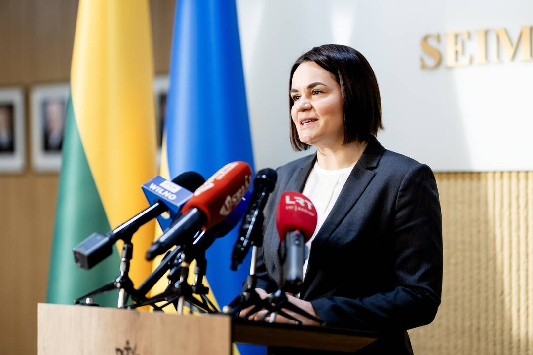 Skvernelis susitiko su Cichanouskaja