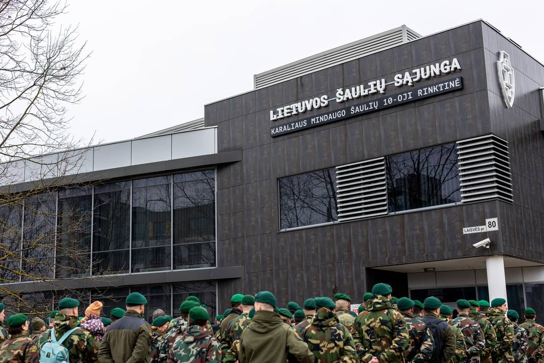Lietuvos šaulių sąjungos naujų patalpų atidarymas