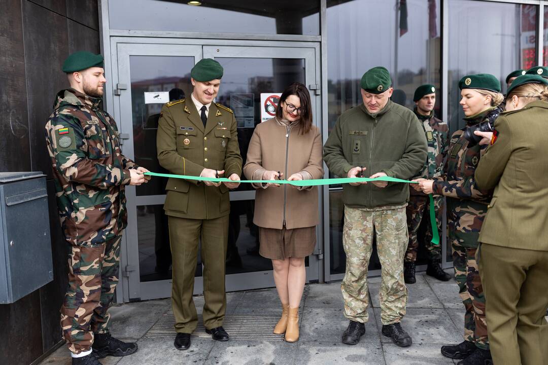 Lietuvos šaulių sąjungos naujų patalpų atidarymas