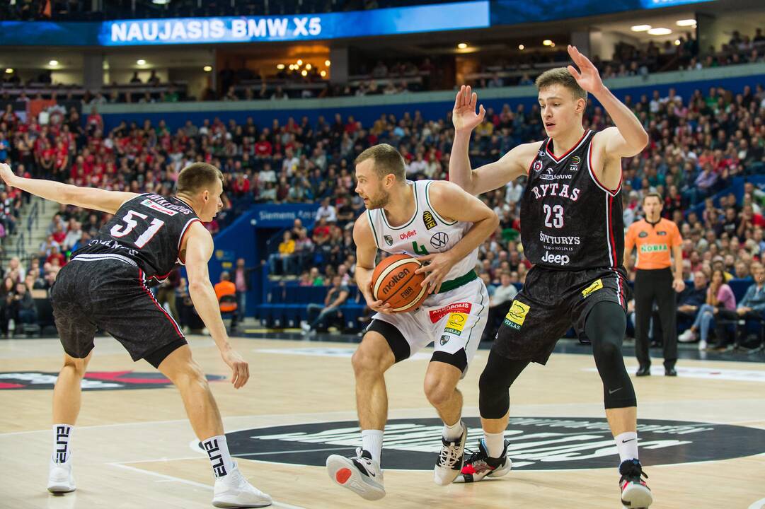 Vilniuje dominavęs „Žalgiris“ tapo vienvaldžiu LKL lyderiu