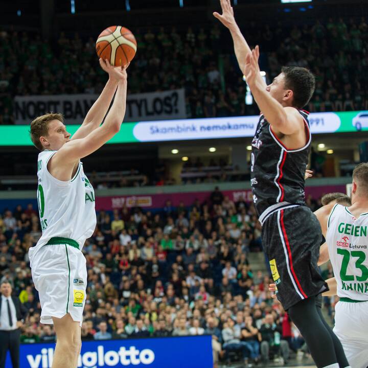 Vilniuje dominavęs „Žalgiris“ tapo vienvaldžiu LKL lyderiu