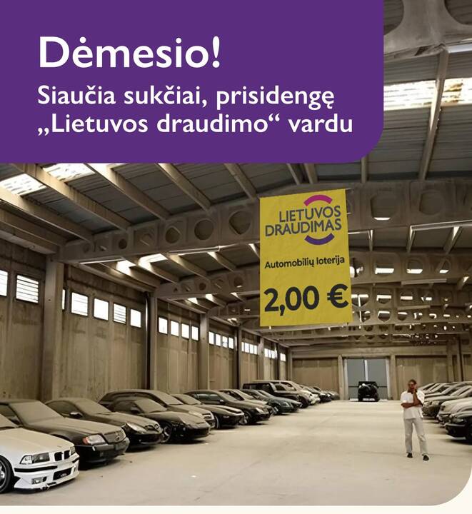 Įspėja: suaktyvėjo sukčiai – apsimeta loterijoje dovanojantys automobilius