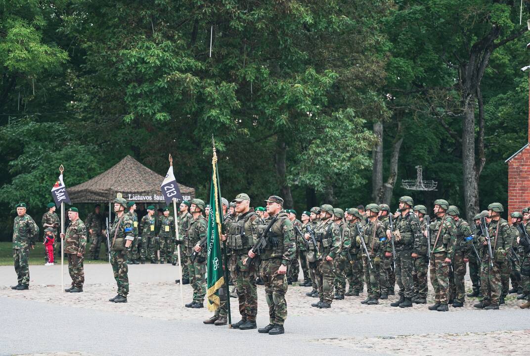 Šaulių pratybos Kauno rajone