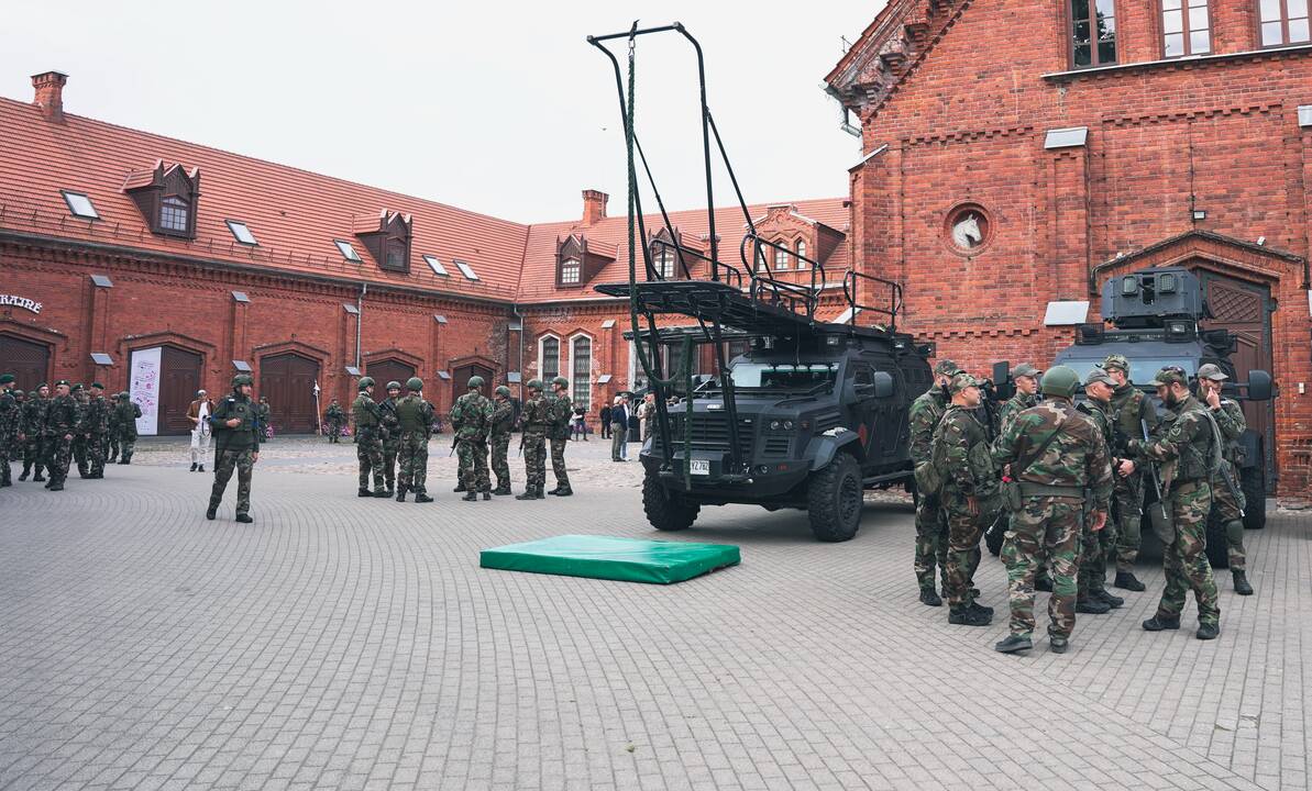 Šaulių pratybos Kauno rajone