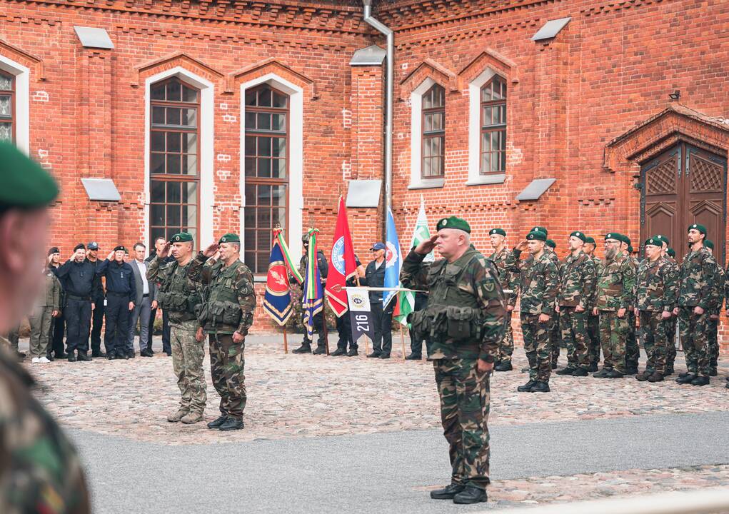 Šaulių pratybos Kauno rajone