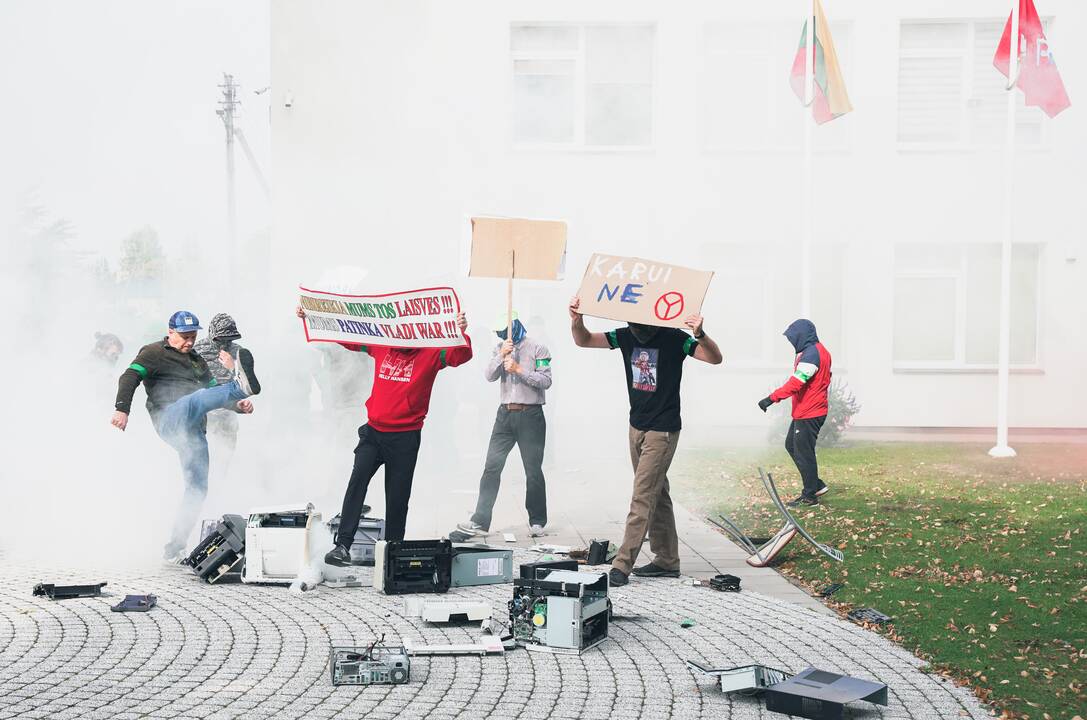 Šaulių pratybos Kauno rajone